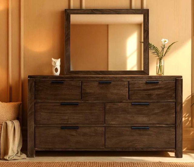 International Furniture Direct Raramuri Black Dresser-2