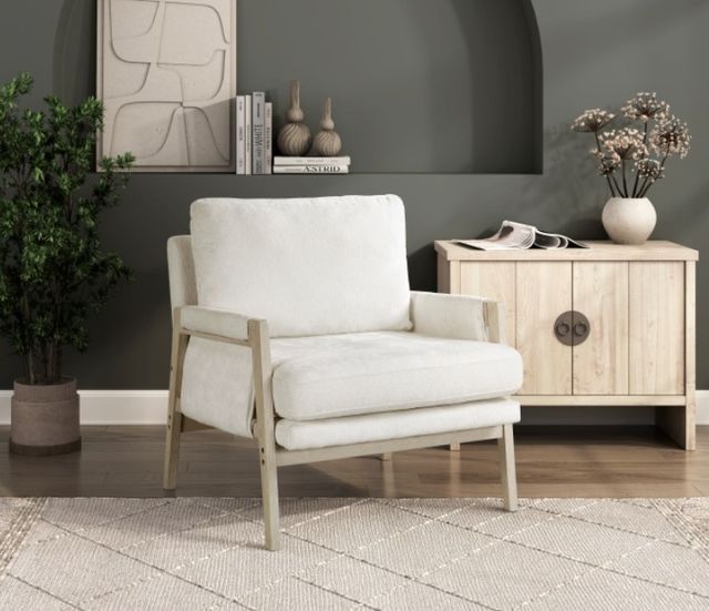 Homelegance® Umar Cream Accent Chair-1