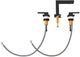 ZLine Palisades Matte Black Modern Widespread Bath Faucet-2