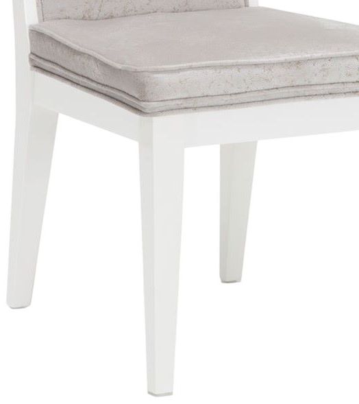 Michael Amini® Horizons Cloud White/Gray Side Chair-2