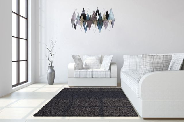 Classy Living 3D Mountains Metal Wall Decor-3