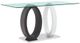Global Furniture USA D1628DT 7-Piece Black/Silver Dining Set-4