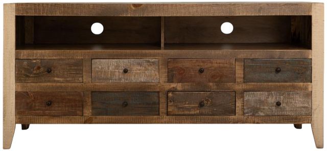 International Furniture Direct Antique Brown TV Stand-3