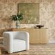 TOV Furniture Curves Cream Swivel Accent Chair-1