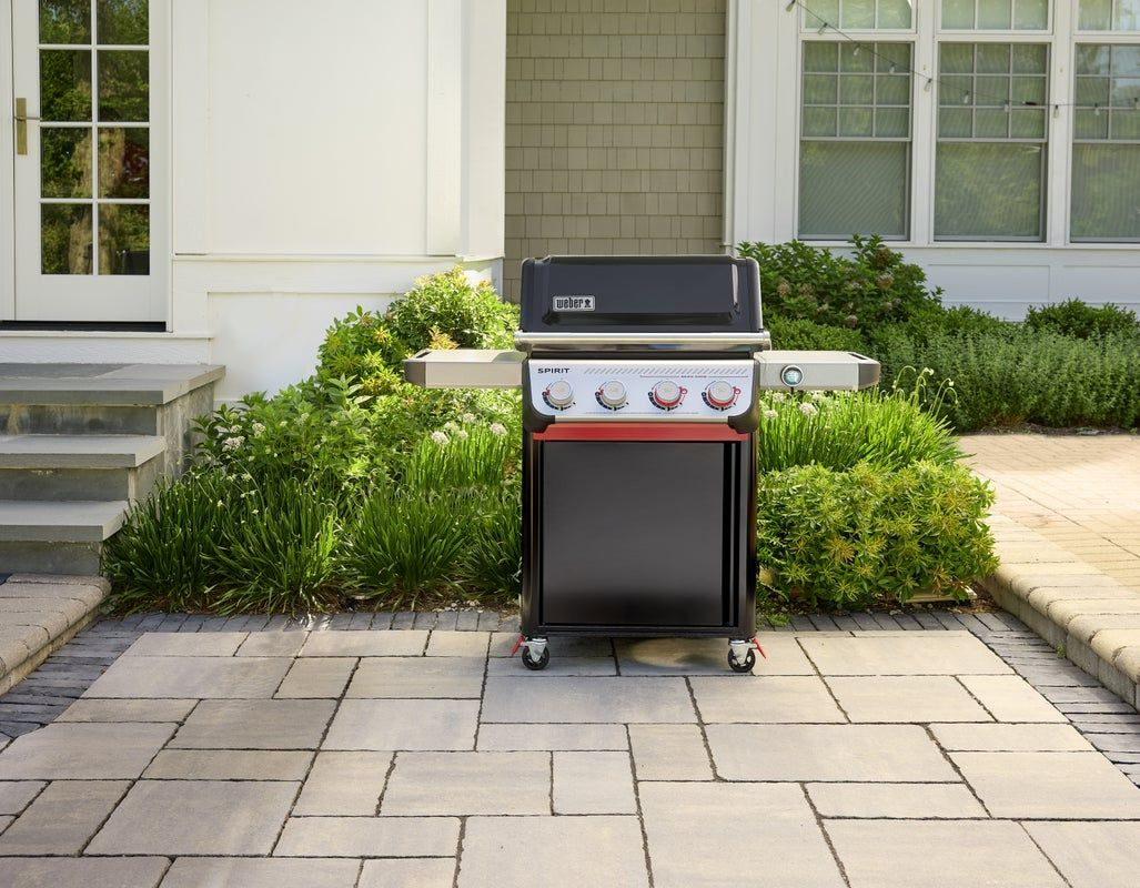 Weber® Spirit® EX-425C 4-Burner Black Smart Freestanding Liquid