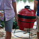 Kamado Joe® Joe Jr.® 13.5" Red Portable Charcoal Grill-3