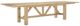 Legacy Classic XXX's and OOO's Amber Trestle Dining Table-1