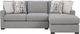 Signature Design by Ashley® Artisian Loft 2-Piece Pewter Right-Arm Facing Sectional and Chaise-0