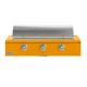 Caliber™ Rockwell Social 48" 3-Burner Saffron Built-In Liquid Propane Grill with Brass Hardware-1