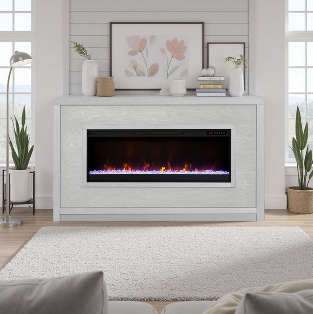 Legends Home Haven White Fireplace Mantel-1
