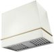 AGA Loge 36" White Wall Mounted Range Hood with Brushed Brass Trim-0