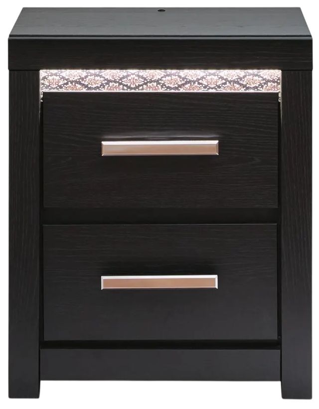 Signature Design by Ashley® Shoralli Black Nightstand-2