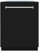 Zline Monument Series 24" Black Matte Third Rack Top Touch Control Built-In Dishwasher-0