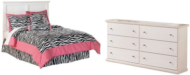 Signature Design by Ashley® Bostwick Shoals 2-Piece White Full Panel Headboard Set-0