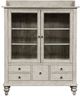 Liberty Furniture Whitney Antique Linen/Weathered Gray Display Cabinet-0