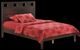 Night & Day Furniture™ Spices Bedroom P-Series Tamarind Dark Chocolate Queen Panel Bed-0