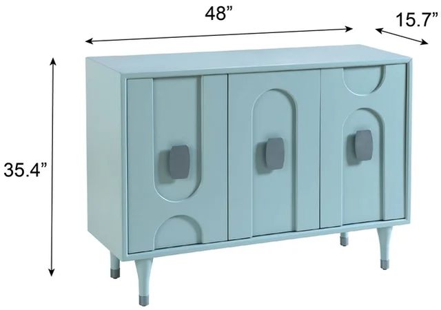 Stylecraft Robin Egg Blue Accent Cabinet-2
