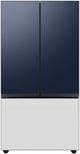 Samsung Bespoke 18" Navy Steel French Door Refrigerator Top Panel-3