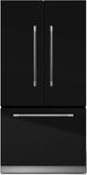 AGA™ Mercury 22.2 Cu. Ft. Gloss Black Built In French Door Refrigerator-0