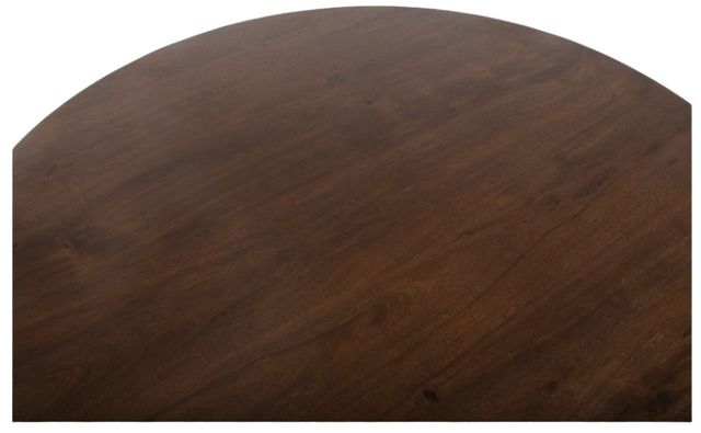 Home Trends & Design Industrial Modern Antique Zinc/Walnut Adjustable Dining Table-3