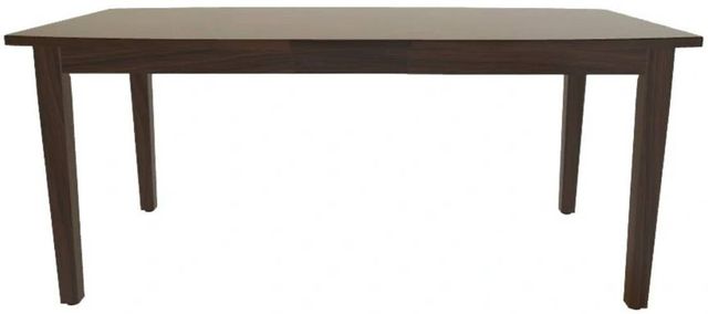 Mavin Customizable 42" x 60" Boat Extendable Dining Table with 12" Leaf-1