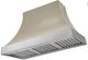 AGA Cascade 48" Fawn Wall Mounted Range Hood with Brushed Nickel Trim-0