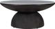 Jofran Inc. Circularity Black Round Cocktail Table with White Marble Top-0