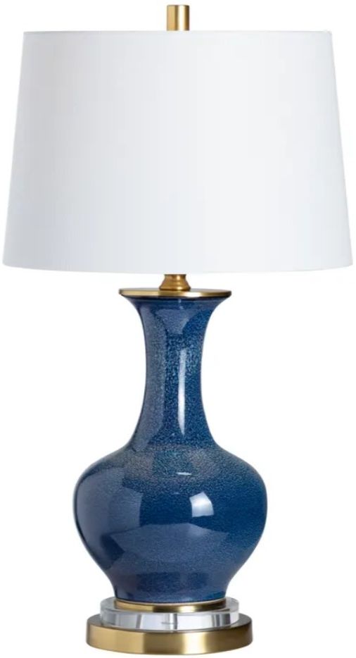 Crestview Collection Delaney Blue Table Lamp-0