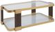Uttermost® Ryles Gold Glass Coffee Table-0