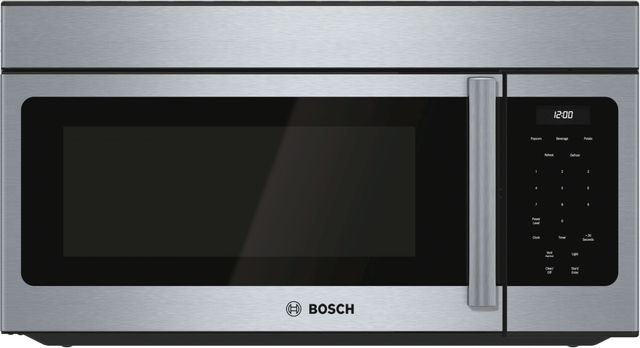 Bosch® 300 Series 1.6 Cu. Ft. Stainless Steel Over the Range Microwave-0