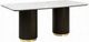 ACME Furniture Clayten White Dining Table with Espresso Base-0