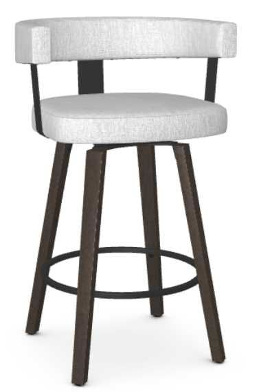 Amisco Customizable Fletcher Swivel Counter Stool-0