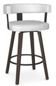 Amisco Customizable Fletcher Swivel Counter Stool-0