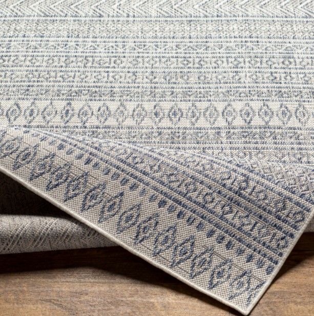 Surya Eagean Navy/Taupe 4'x6' Area Rug-3