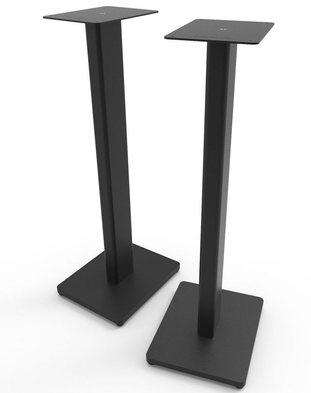 Kanto ST Series 28" Black Bookshelf Speaker Floor Stand Set-1