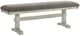 Liberty Furniture Hallendale Gravel/Gravel Wash Dining Bench-0