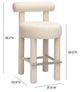 TOV Furniture Carmel Cream Counter Stool -2