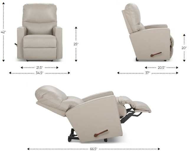 La-Z-Boy® Sherman Mocha Manual Wall Recliner-2