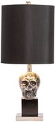 Crestview Collection Black Skull Black Table Lamp-1