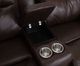 Franklin™ Culver Rogue Espresso Power Reclining Loveseat with Power Headrest-3