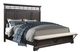 Bernards Bellamy Lane Gray King Panel Bed with Bench-0