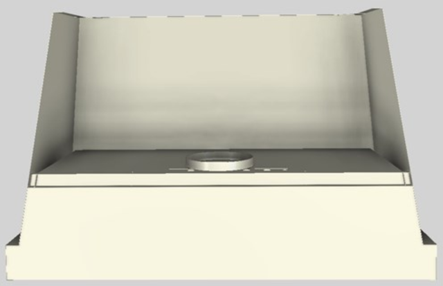 Vent-A-Hood® Designer Series 48" Biscuit Wall Mounted Range Hood-1