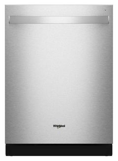 Whirlpool® 24" Fingerprint Resistant Stainless Steel Top Control Built-In Dishwasher  with Total Coverage Wash Action and Auto Open Air Dry