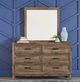 Liberty Furniture Ridgecrest Cobblestone Dresser and Mirror-1