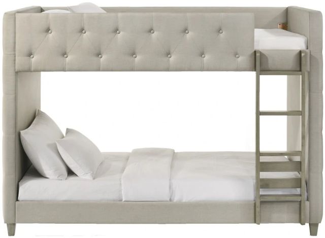 Intercon Addyson Fog Twin/Twin Upholstered Bunk Bed-2