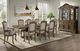 Elements International Madison Park Beige/Brown Dining Side Chair -2
