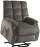 ACME Furniture Ipompea Gray Power Recliner with Power Lift and Massage-2