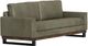 International Furniture Direct Blackburn Black/Green Sofa-0