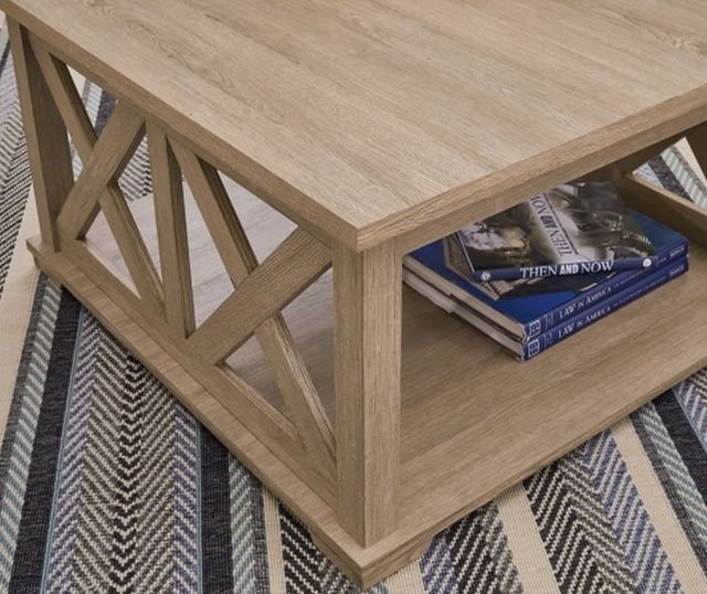 Signature Design by Ashley® Elmferd Light Brown Coffee Table-3