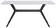 Homelegance® Brixley White Dining Table with Black Base-2